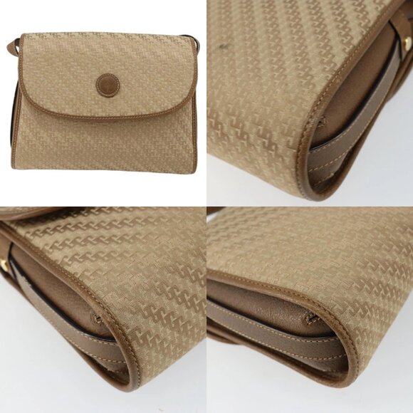 GUCCI Shoulder Bag Canvas Beige Gold 001 113 0712 Auth BA6105 - Picture 13 of 15